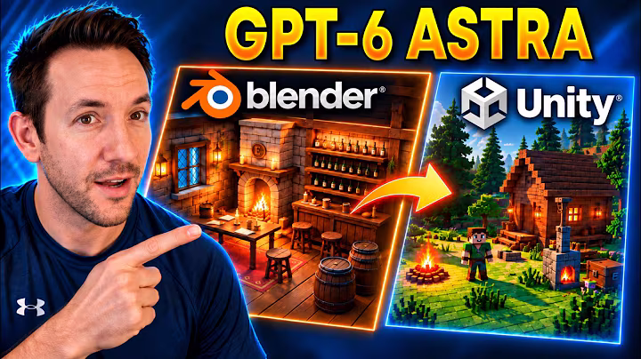 GPT-6 Astra Took Over My PC and Built a REAL 3D Game in Blender + Unity (Full Guide)